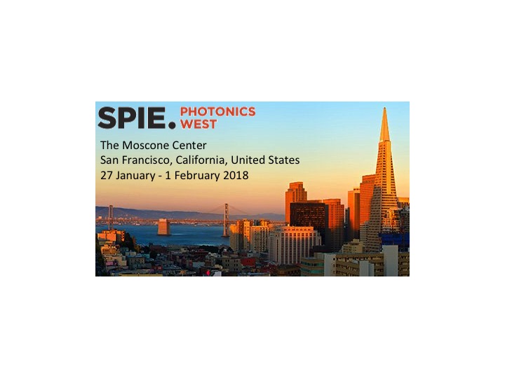 SurgiMab sponsors the “Molecular Guided Surgery” conference of the SPIE Photonics West meeting in San Francisco 27-28 January 2018